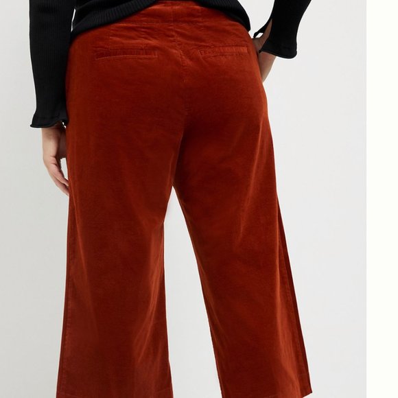 ⭐️ Harrison Wide-Leg Boho Modern Hipster Hippie Art Deco Peasant Corduroy Pants - Picture 4 of 9